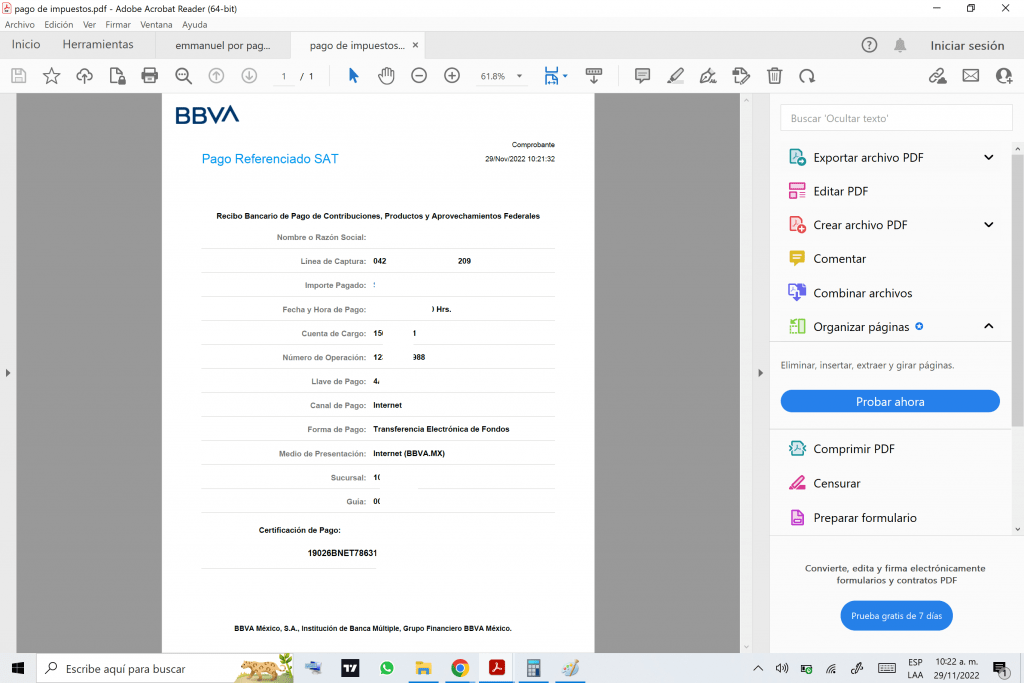 ¿Cómo pagar los impuestos por internet en BBVA?